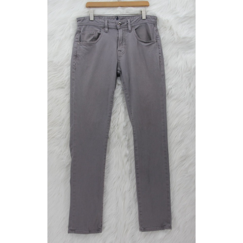 Johnnie-O Hugo Straight Leg Jeans Men's Size 30 x 31 Gray Denim Skater Classic